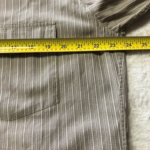NWOT Hugo Boss Light Brown/Taupe/Off White Striped Dress Shirt Size 39/15.5 - Picture 5 of 8